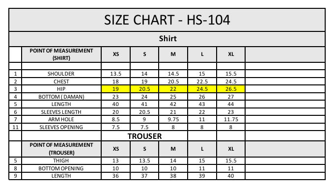 HS-104 3 Pieces Suit - Stitched