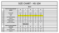 HS-104 3 Pieces Suit - Stitched