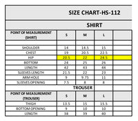 HS-112 3 Pieces Suit - Stitched