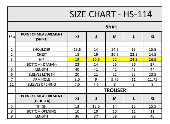 HS-114 3 Pieces Suit - Stitched Embrioded