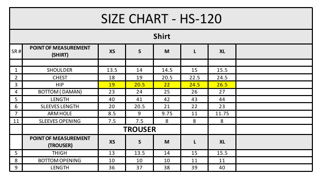 HS-120 3 Pieces Suit - Stitched