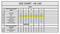 HS-120 3 Pieces Suit - Stitched